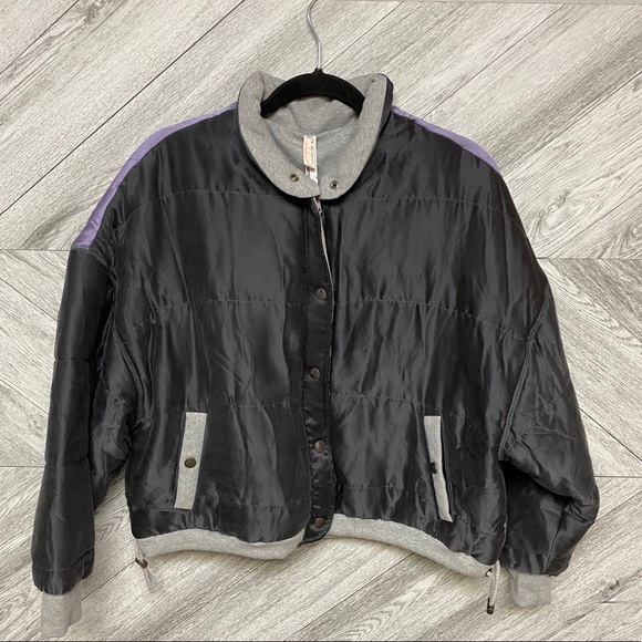 Free People | Movement Zamo Varsity Jacket XS NWOT - Picture 5 of 8